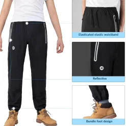 Waterproof Raincoat & Overtrousers for Men Women with Reflective