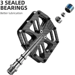 Wide Flat Pedals
