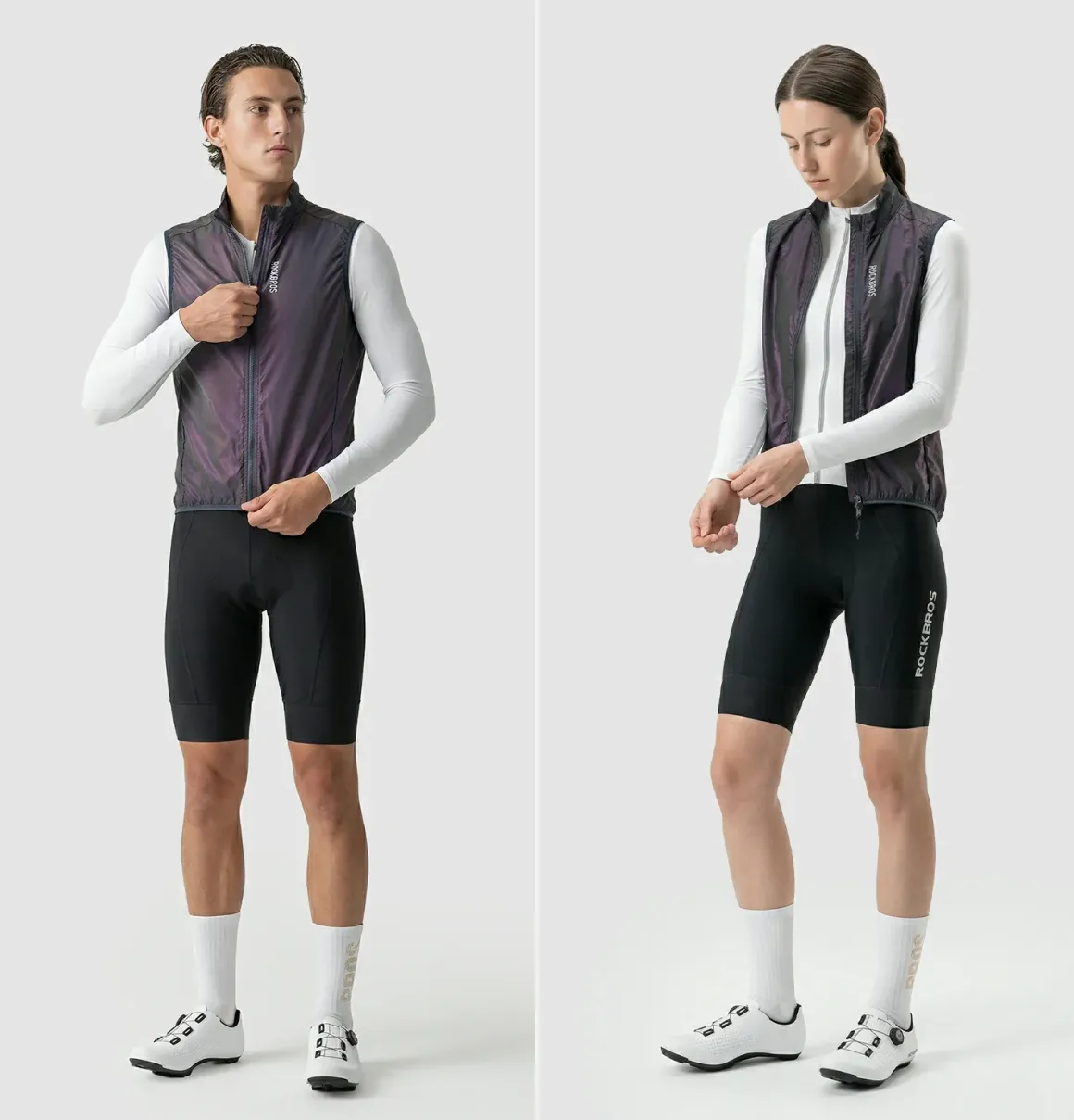 Windproof Cycling Jacket Vest Breathable Unisex
