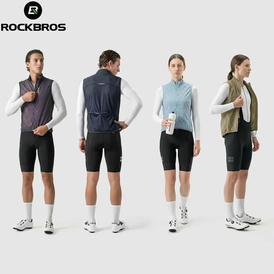 Windproof Cycling Jacket Vest Breathable Unisex