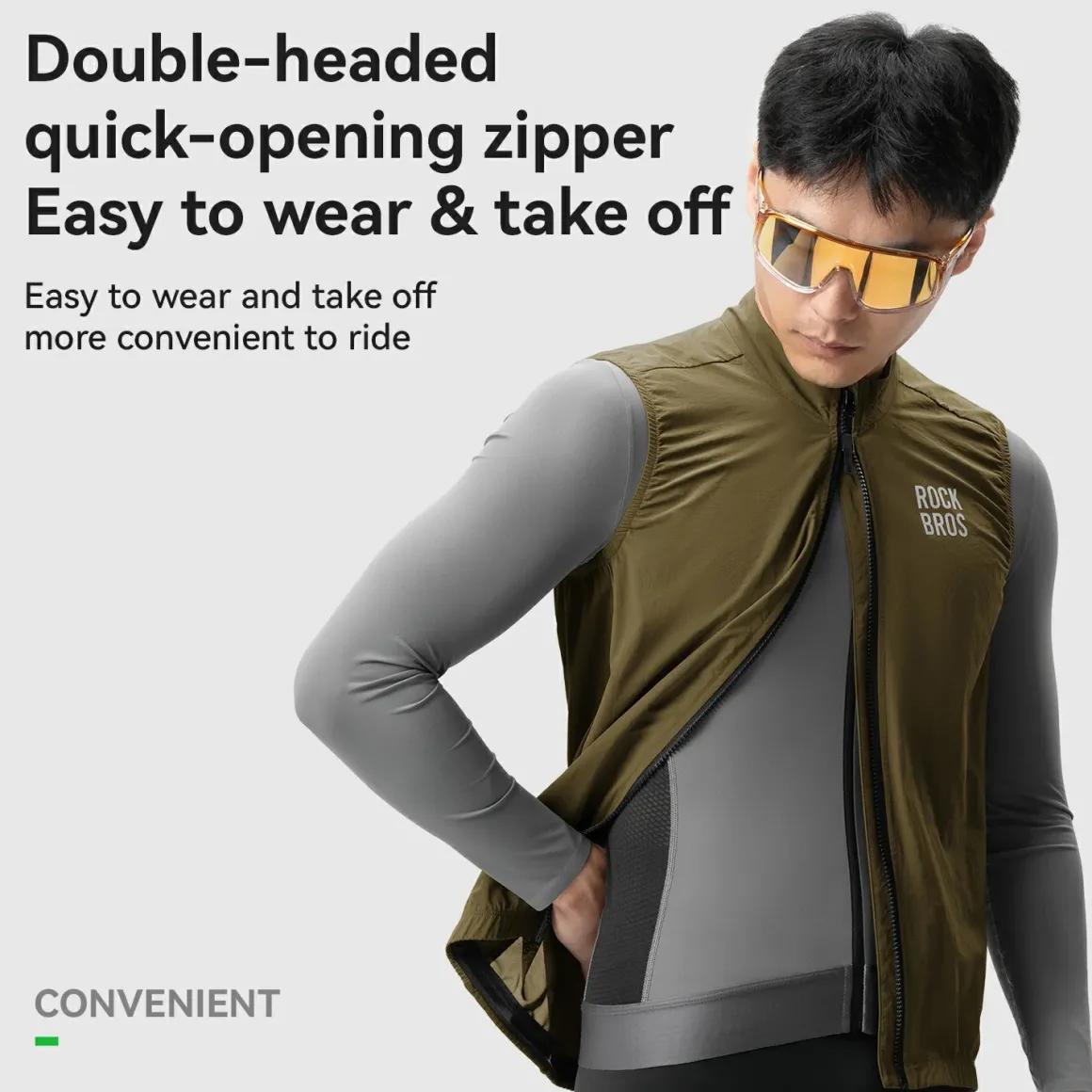 Windproof Cycling Vest Unisex