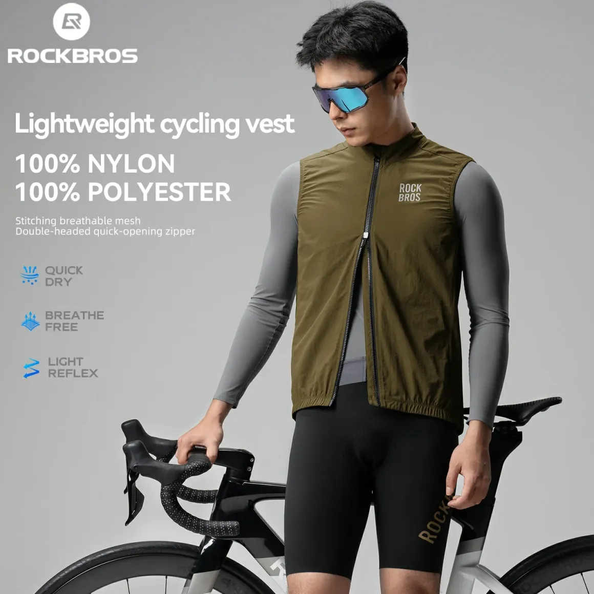 Windproof Cycling Vest Unisex