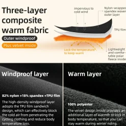 Windproof Fleece Cycling Vest