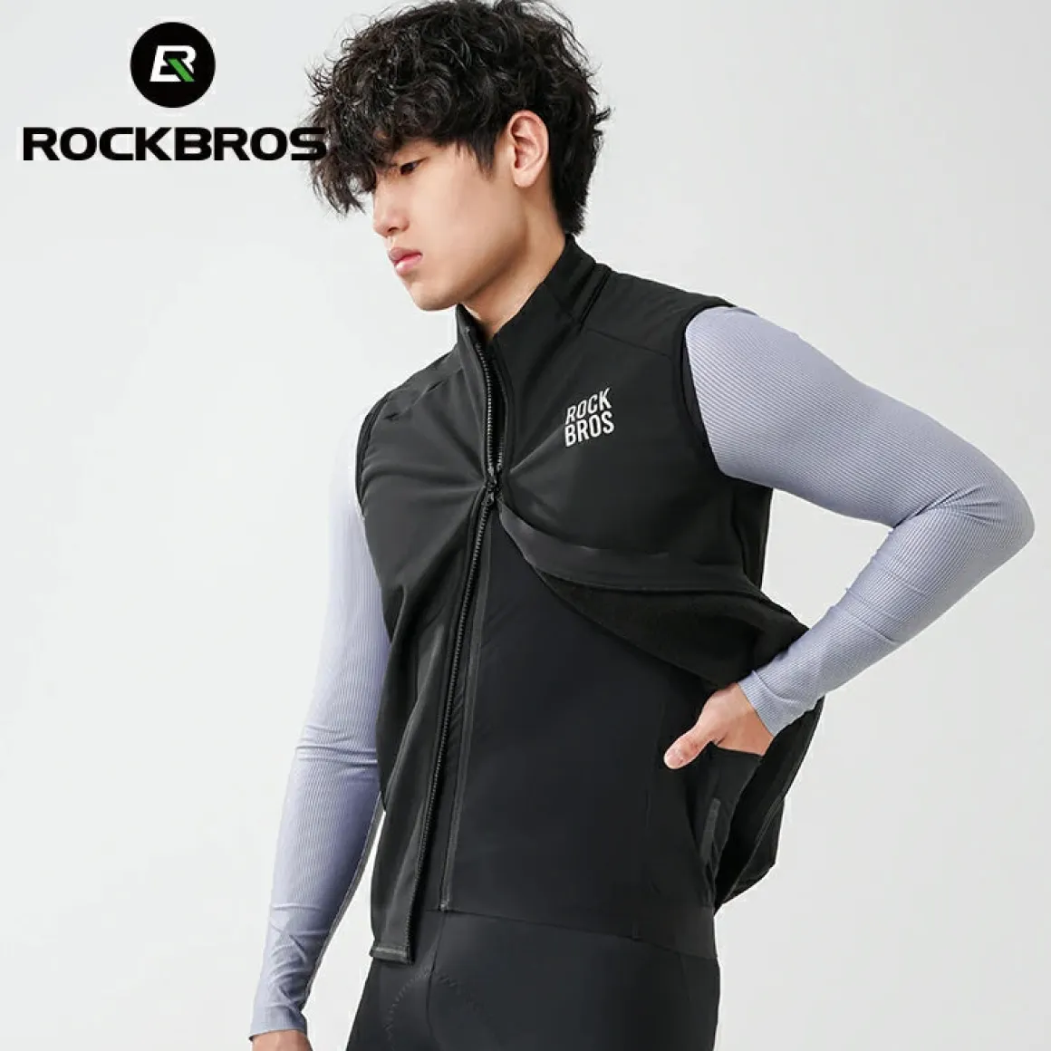 Windproof Fleece Cycling Vest