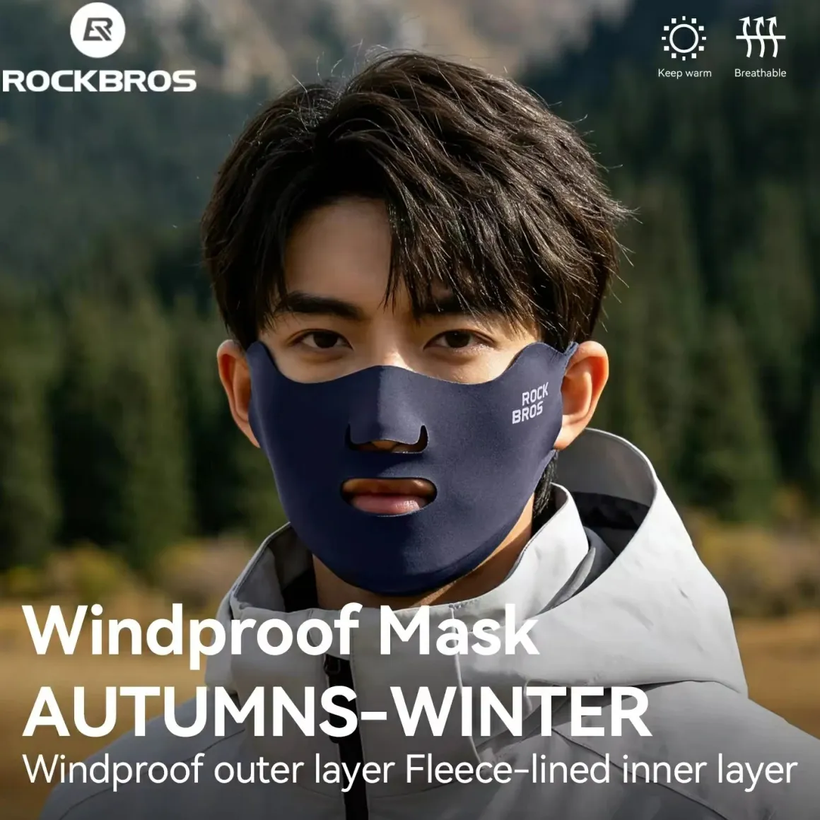 Windproof Mask Easy-Breathing Autumn Winter