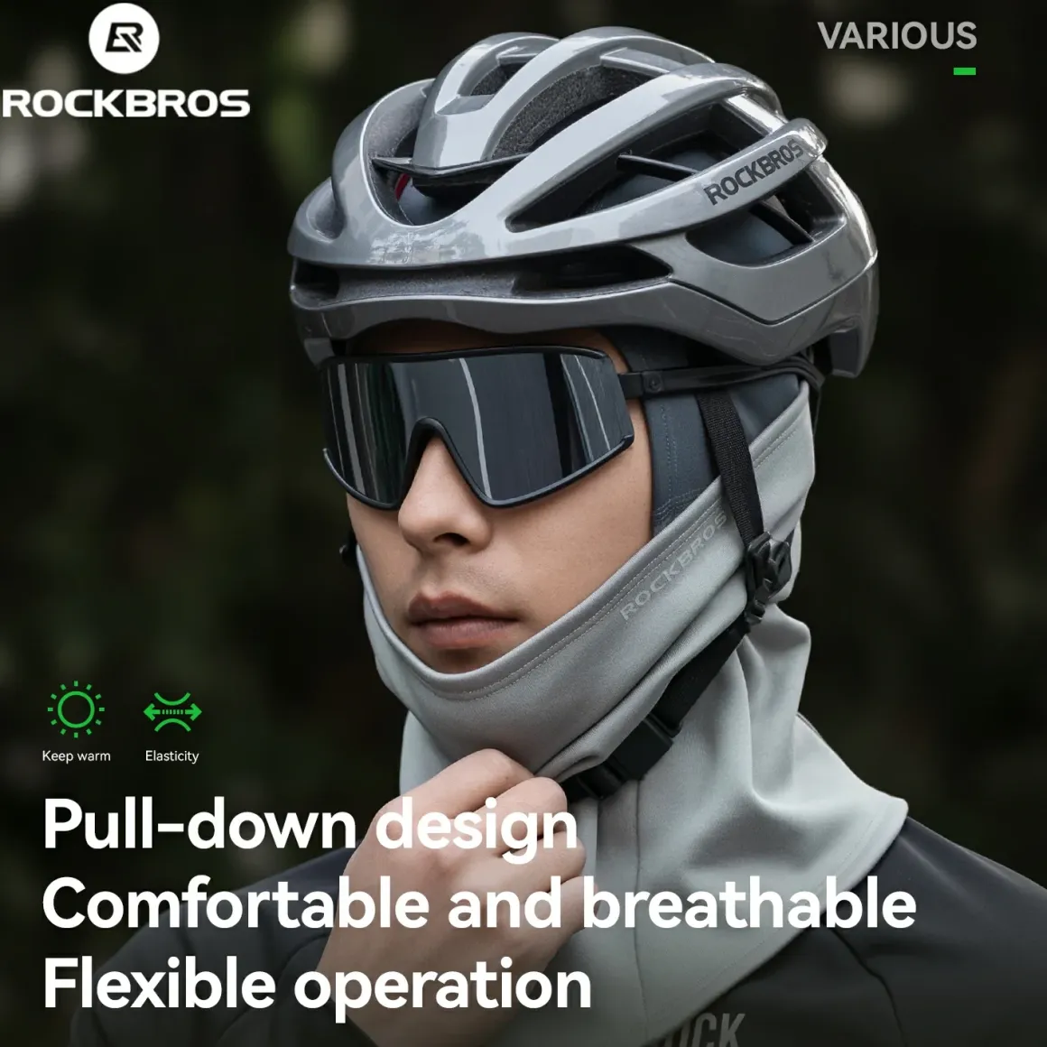 Winter Fleece Balaclava Helmet Liner for 15°F-50°F