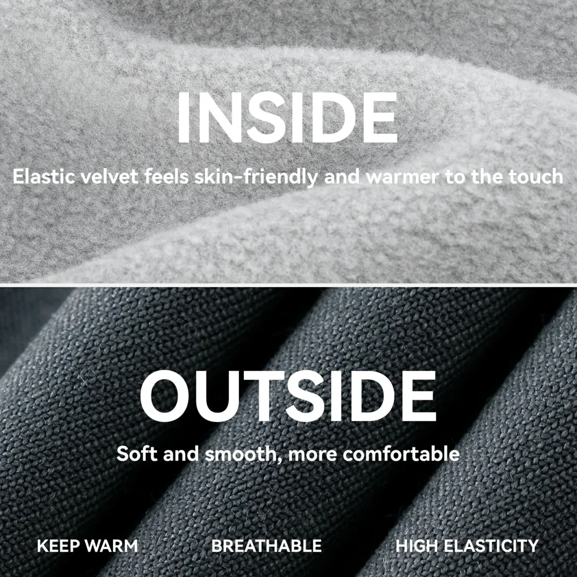 Winter Fleece Balaclava Helmet Liner for 15°F-50°F