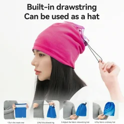 Winter Fleece 3 IN 1 Cycling Mask Hat Reversible