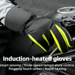 Winter Induction Heated Gloves Warm Windproof