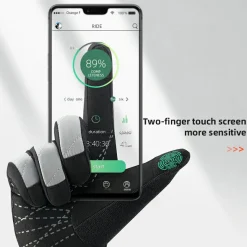 Winter Long-Finger Gloves Windproof Velvet