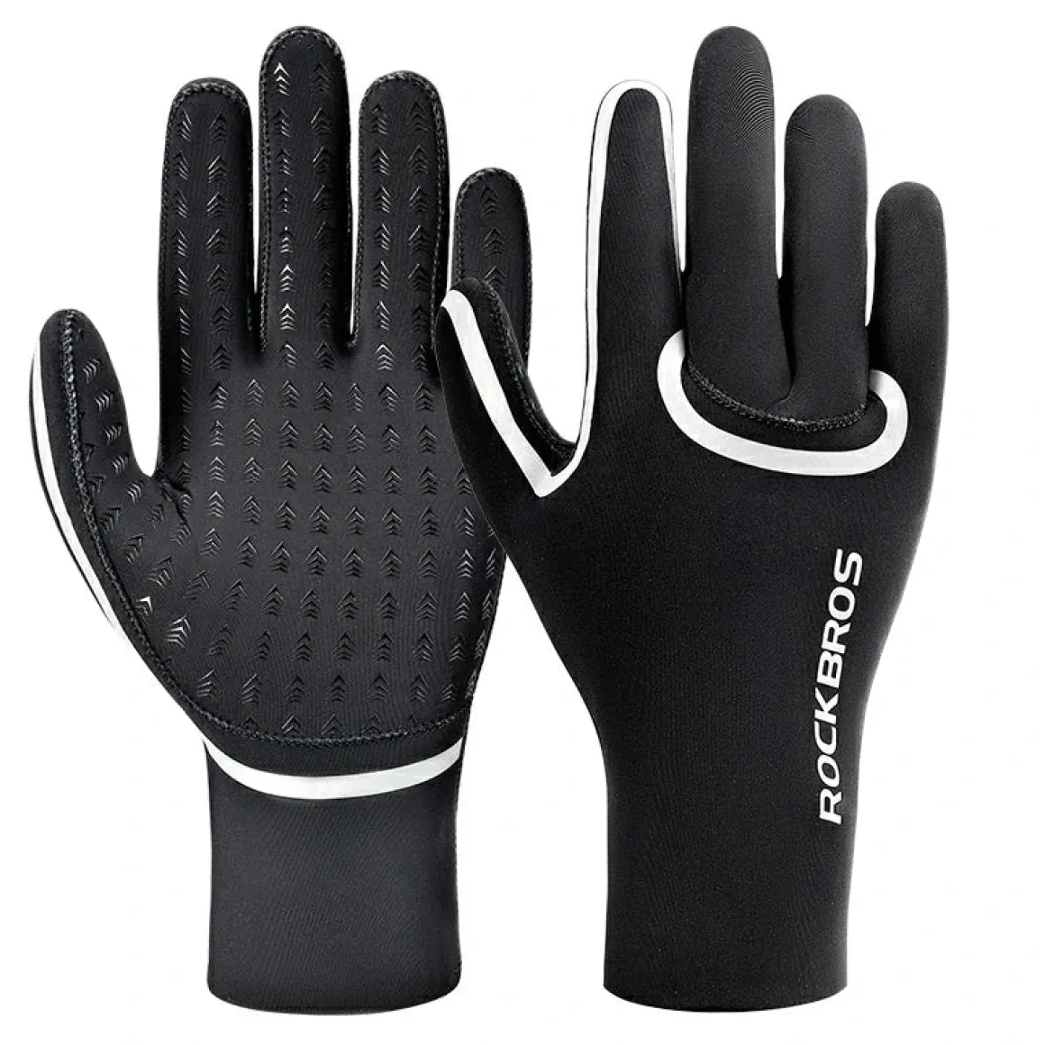 Winter Riding Gloves Water Repellent Full-Palm Silicone
