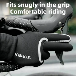Winter Riding Gloves Water Repellent Full-Palm Silicone