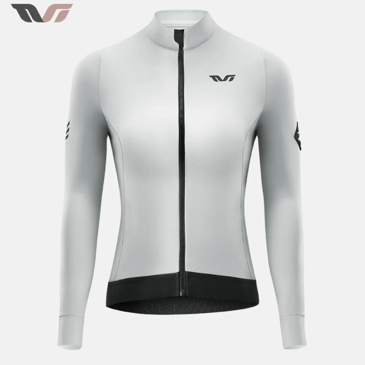Women's Fleece Cycling Jersey Lightweight for 41–68 °F