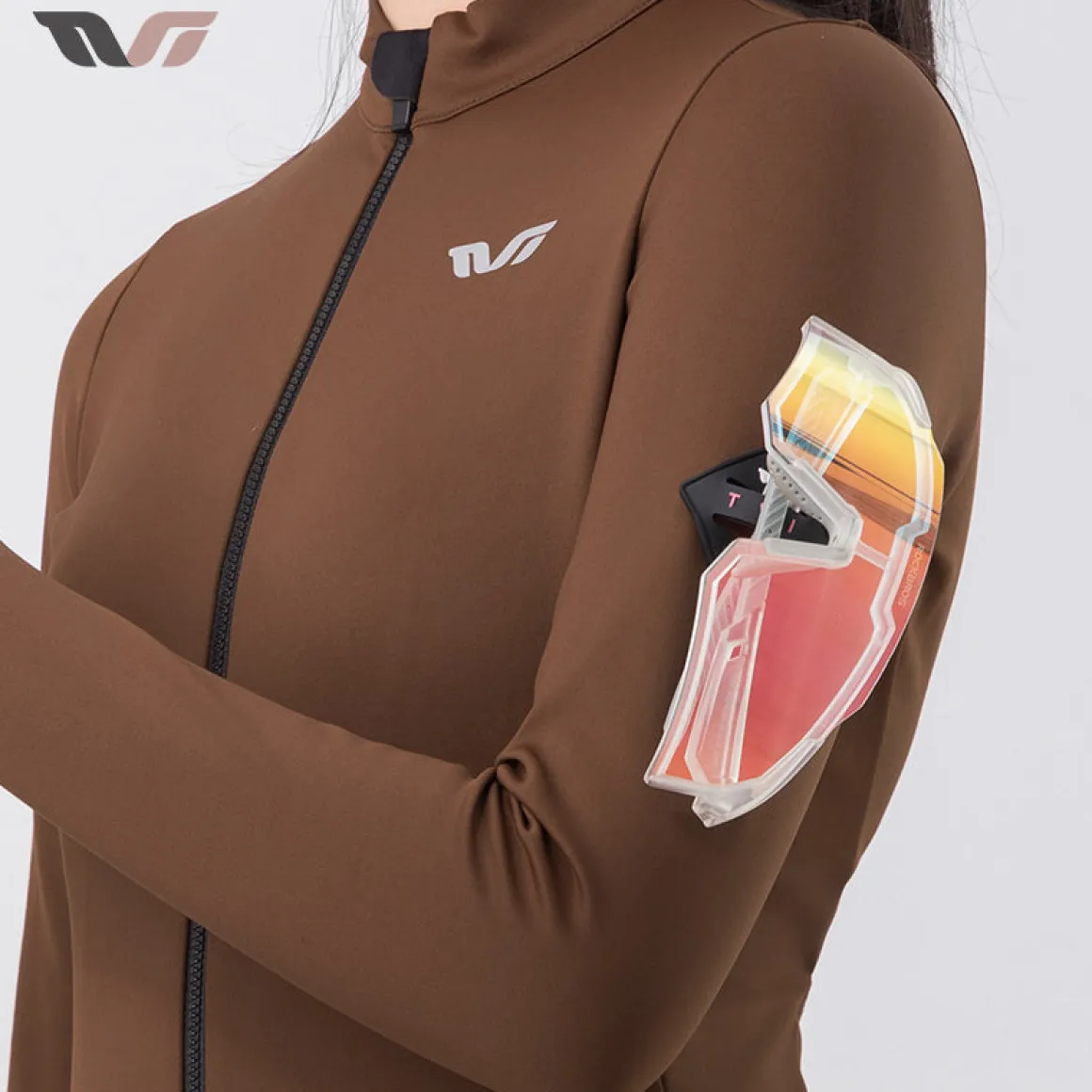 Women's Fleece Cycling Jersey Lightweight for 41–68 °F