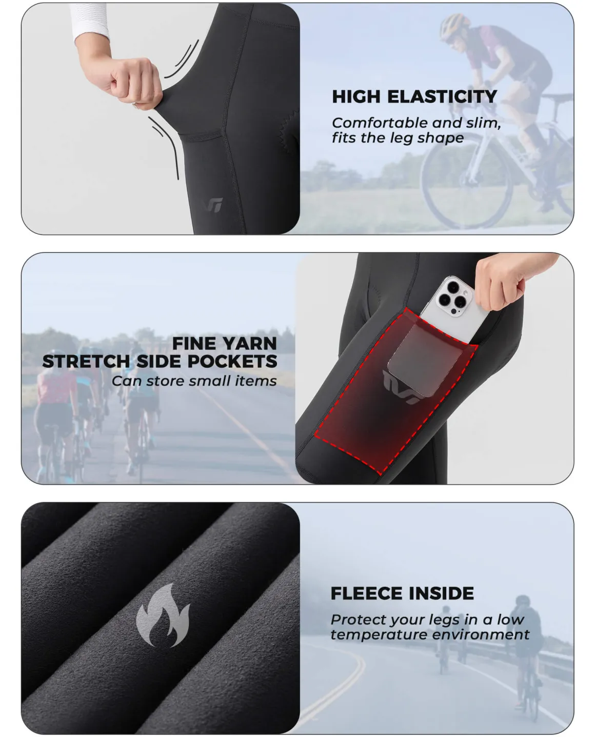 Women's TVI Lightweight Thermal Cycling Tights