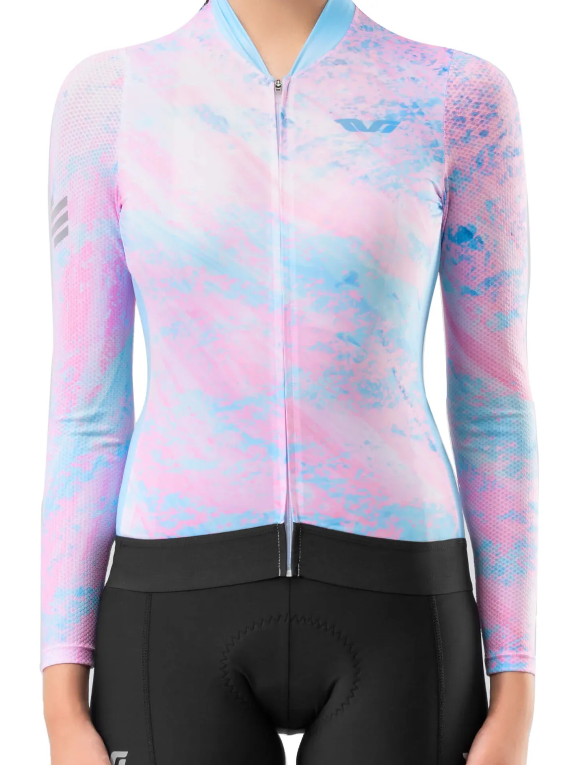 Women's TVI Long-Sleeve Cycling Jersey Sakura Mirage